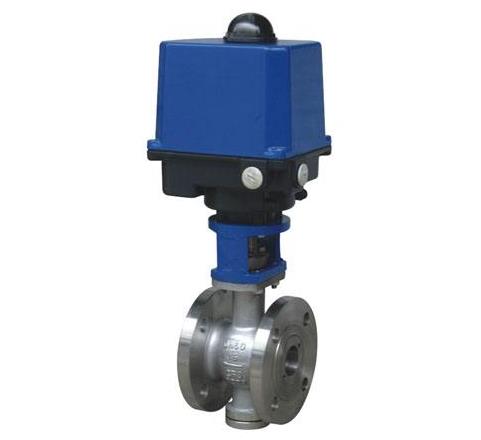 電動V型球閥