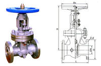油密封差壓閘閥結(jié)構(gòu)圖 油密封差壓閘閥結(jié)構(gòu)圖